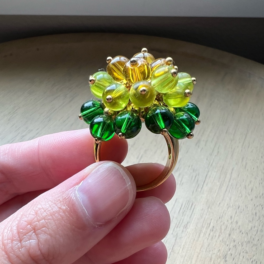 J crew beaded ring